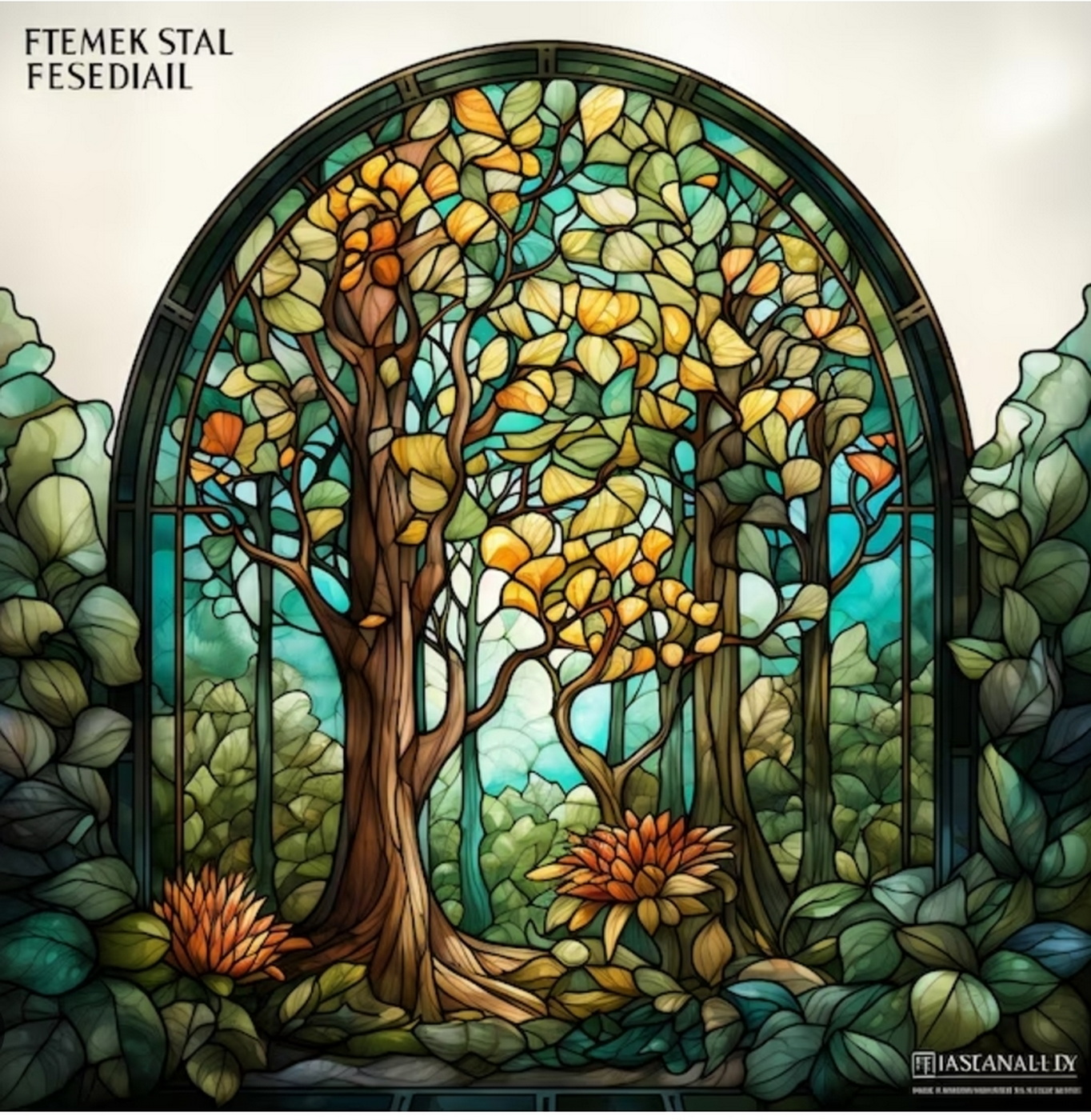 D02 arbre vitrail